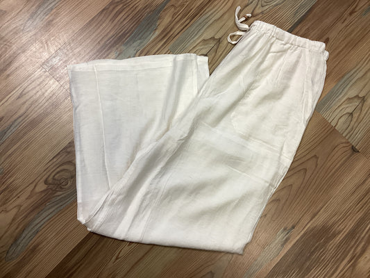 White Wide Leg Pants