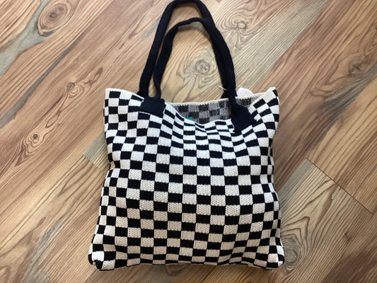 Checkered Tote Bag