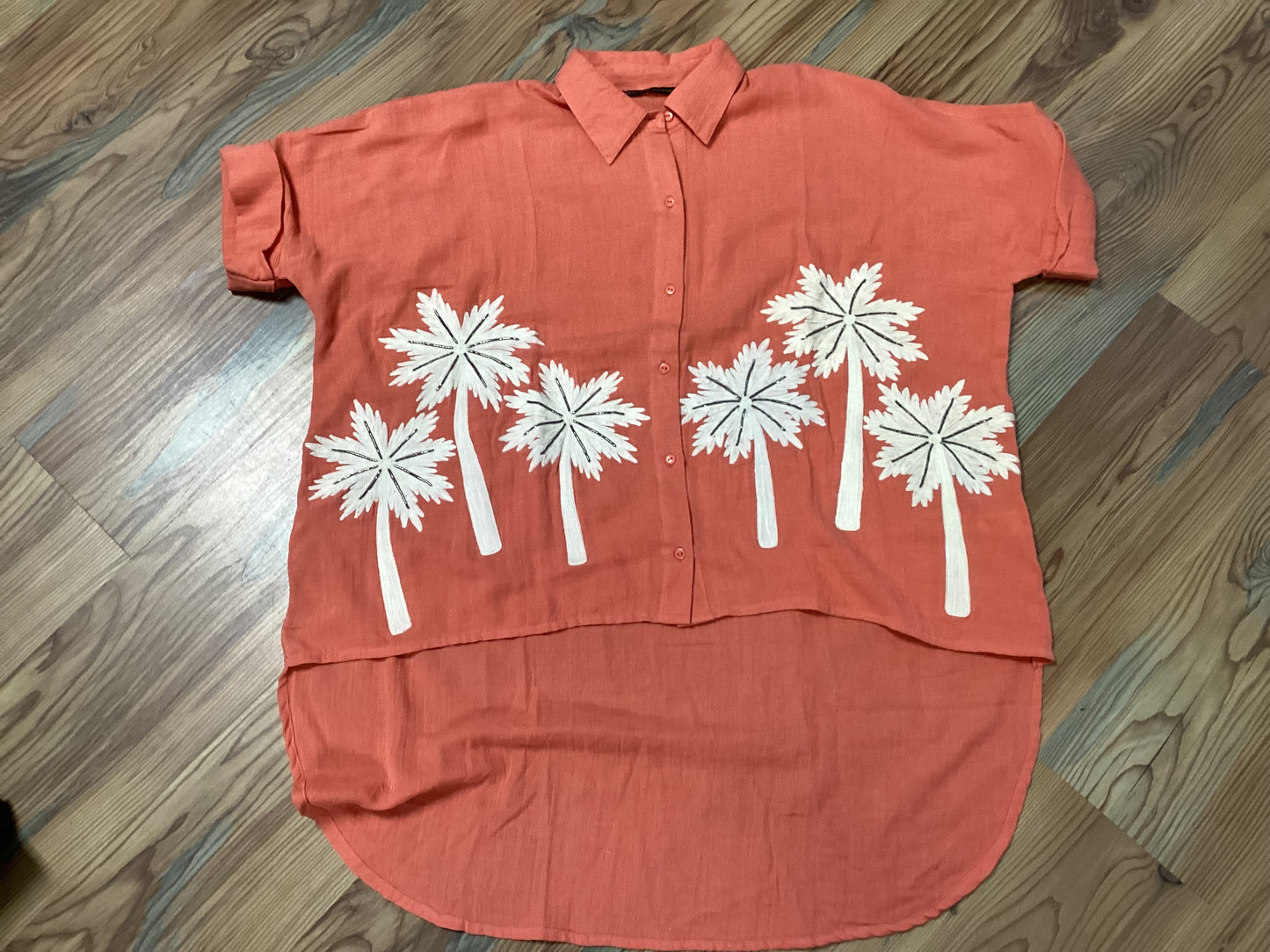 Coral Palm Shirt