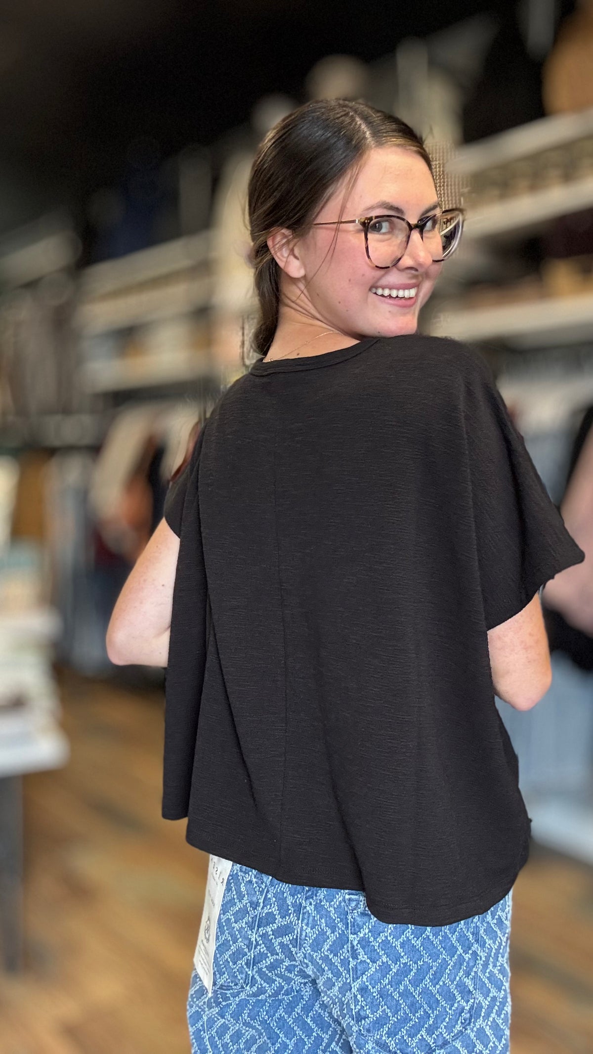 Black Cotton Slub
