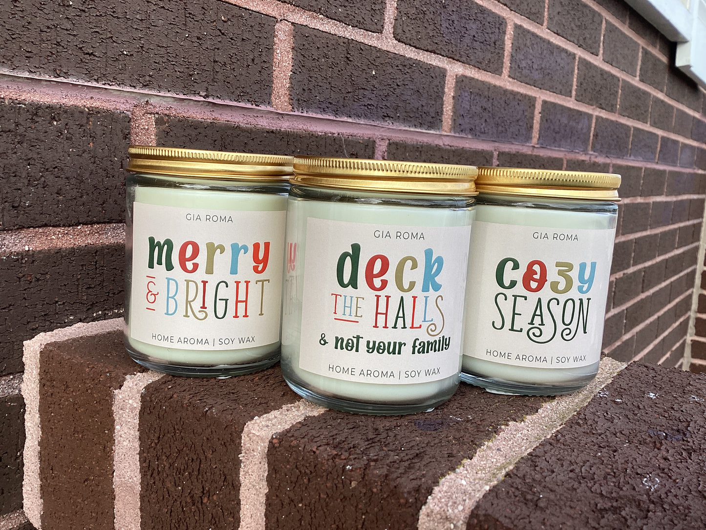 Winter Holiday Candles