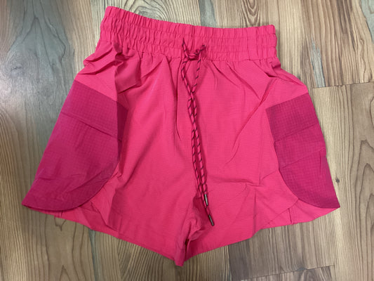 Breathable Magenta Cargo Active Short