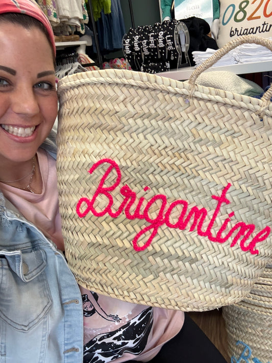 Custom Brigantine Beach Bag Pink