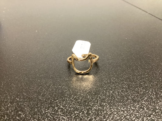 Gold Cat Face Ring