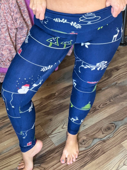 Black Friday Winter Holiday Leggings