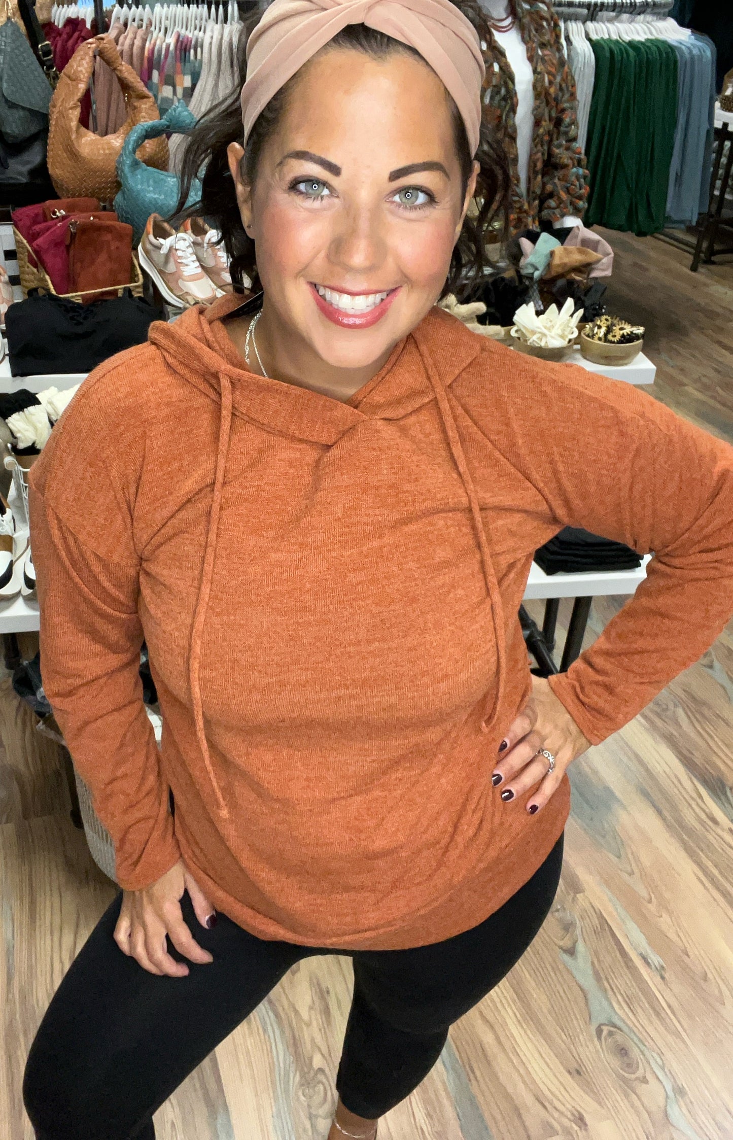 Burnt Orange Hoodie