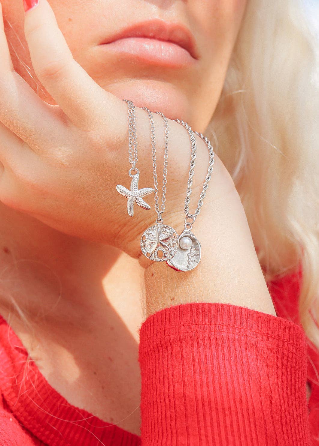 Stainless Steel Sand Dollar Charm