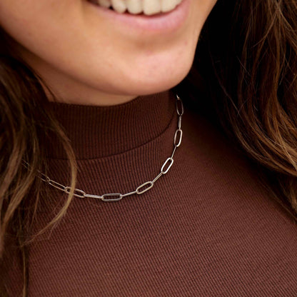 Paperclip Chain Necklace