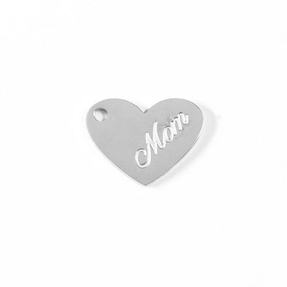 Mom Heart Charm