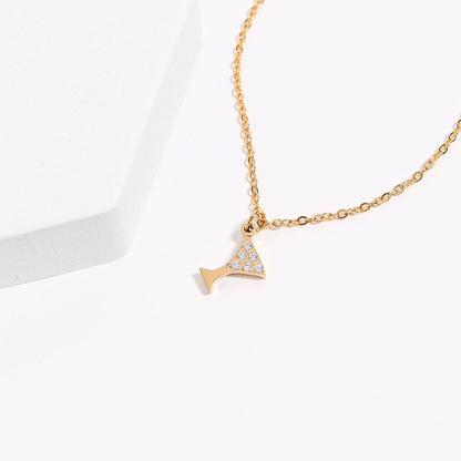 Martini Glass Charm