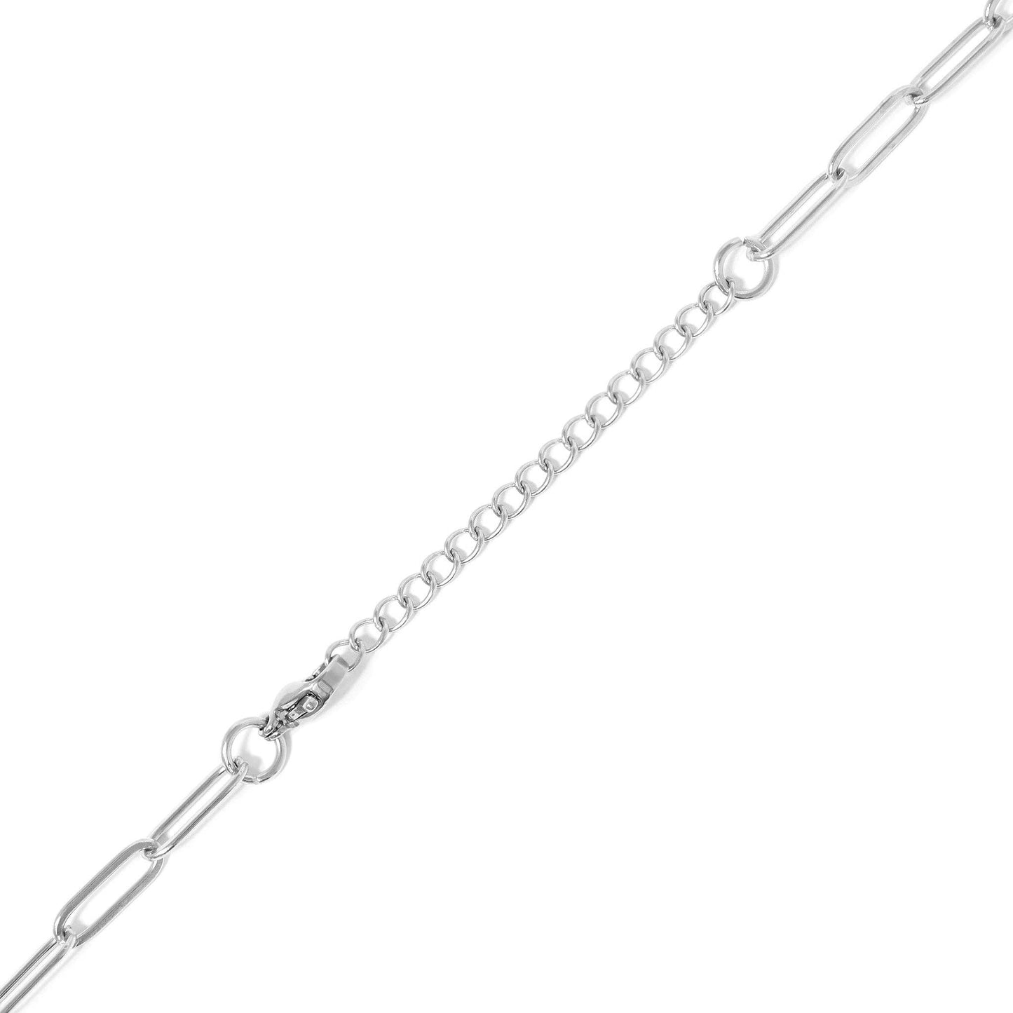 Carabiner Paperclip Charm Necklace