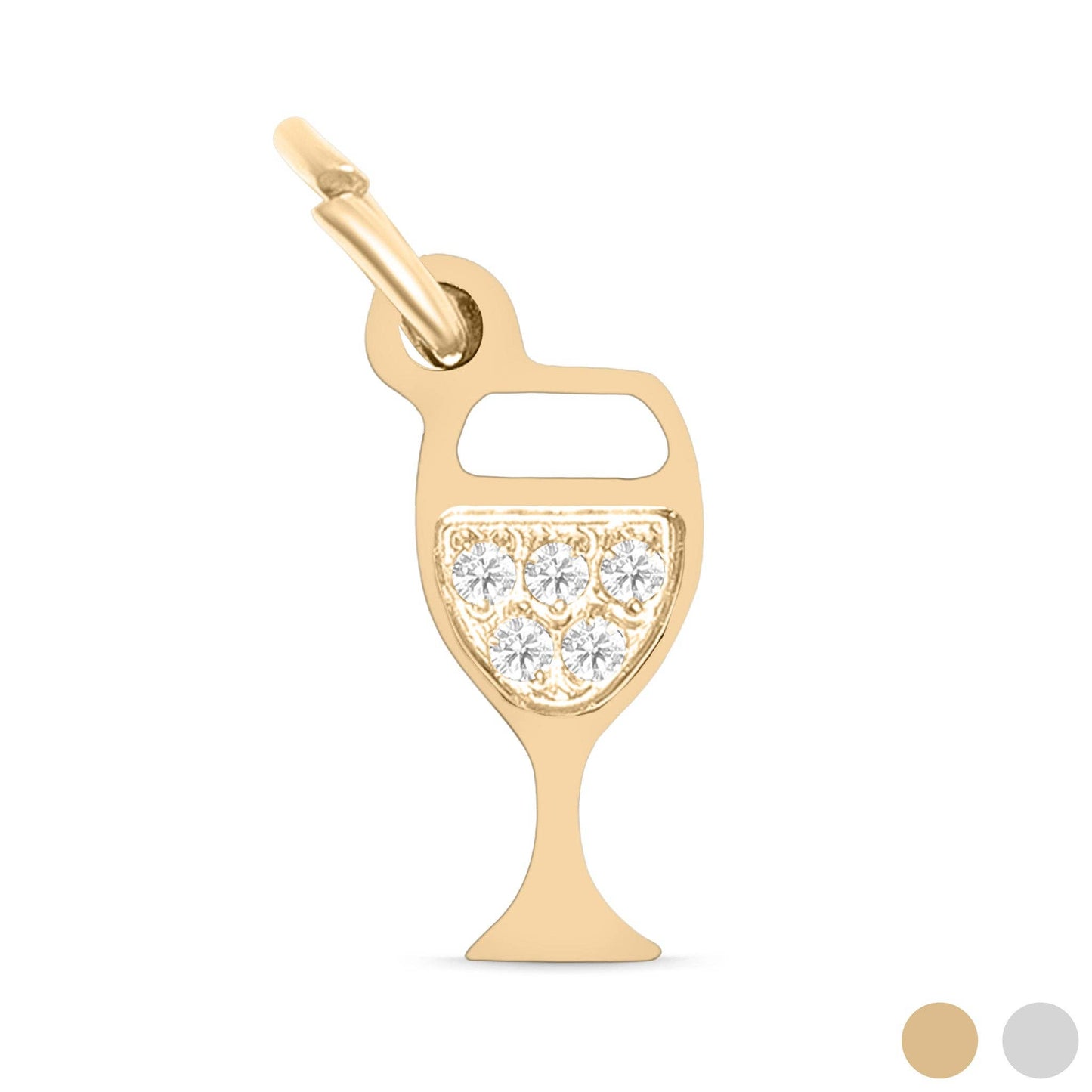 Wine Glass Charm