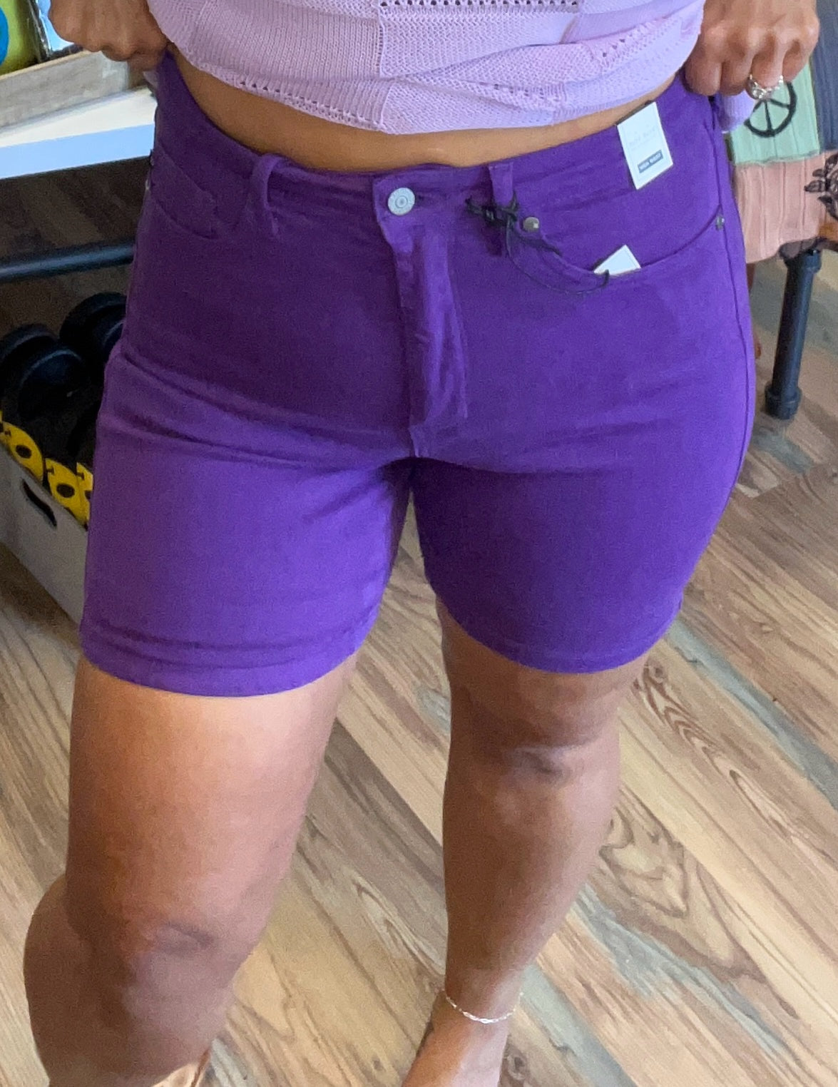 Judy Blue Purple Shorts